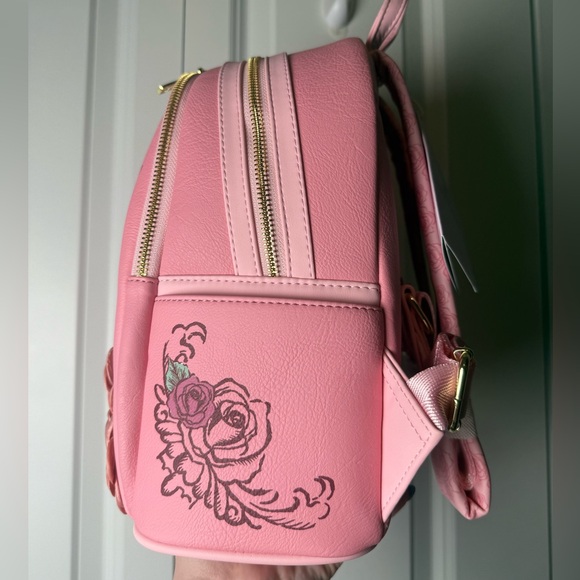 Beauty and the Beast loungefly mini backpack NWT - Picture 6 of 10